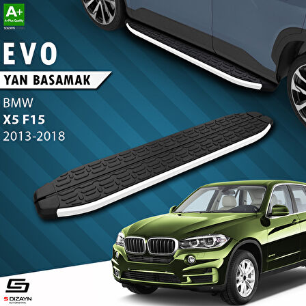 S-Dizayn Bmw X5 F15 Evo Aluminyum Yan Basamak 193 Cm 2013-2018 A+ Kalite