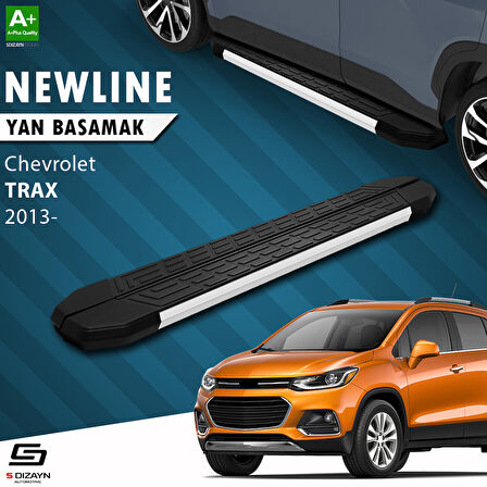 S-Dizayn Chevrolet Trax NewLine Aluminyum Yan Basamak 163 Cm 2013-2022 A+ Kalite