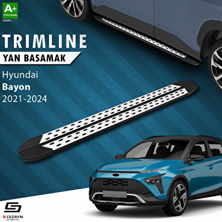 S-Dizayn Hyundai Bayon TrimLine Gri Yan Basamak 182 Cm 2021 Üzeri A+ Kalite
