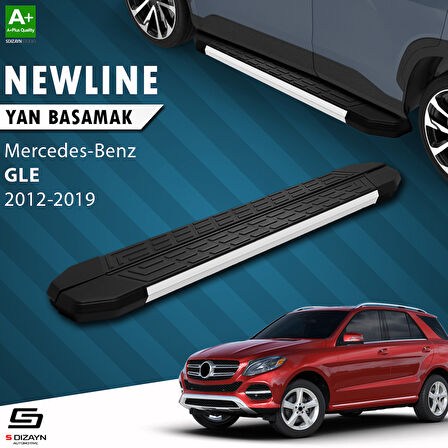 S-Dizayn Mercedes GLE W166 NewLine Aluminyum Yan Basamak 193 Cm 2012-2019 A+ Kalite