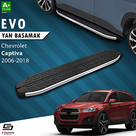 S-Dizayn Chevrolet Captiva Evo Krom Yan Basamak 183 Cm 2006-2018 A+ Kalite