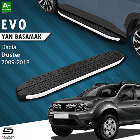 S-Dizayn Dacia Duster Evo Aluminyum Yan Basamak 173 Cm 2009-2018 A+ Kalite
