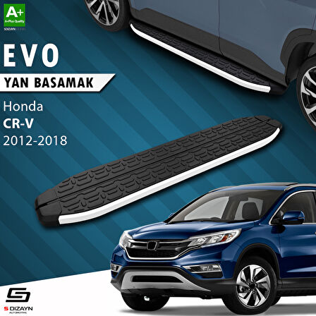 S-Dizayn Honda CR-V 4 Evo Aluminyum Yan Basamak 173 Cm 2012-2018 A+ Kalite