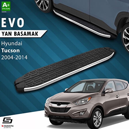 S-Dizayn Hyundai Tucson 2 Evo Krom Yan Basamak 173 Cm 2004-2014 A+ Kalite