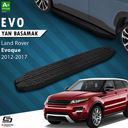 S-Dizayn Land Rover Range Rover Evoque Evo Siyah Yan Basamak 173 Cm 2012-2017 A+ Kalite