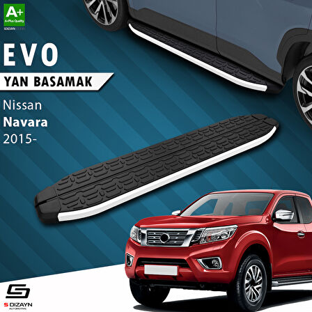 S-Dizayn Nissan Navara 3 Evo Aluminyum Yan Basamak 203 Cm 2015 Üzeri A+ Kalite