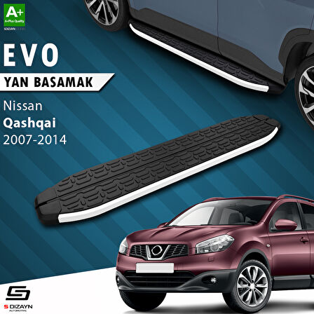 S-Dizayn Nissan Qashqai Evo Aluminyum Yan Basamak 173 Cm 2007-2014 A+ Kalite