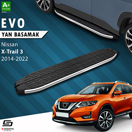 S-Dizayn Nissan X-Trail T32 Evo Krom Yan Basamak 183 Cm 2014-2022 A+ Kalite