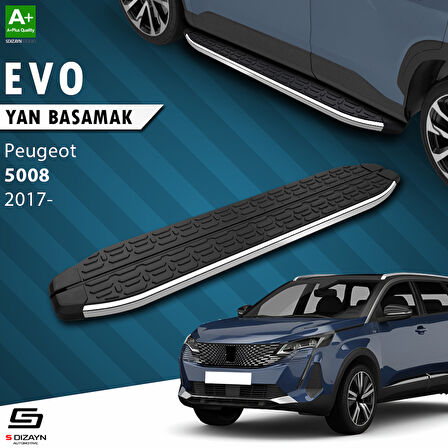 S-Dizayn Peugeot 5008 2 Evo Krom Yan Basamak 203 Cm 2017-2023 A+ Kalite