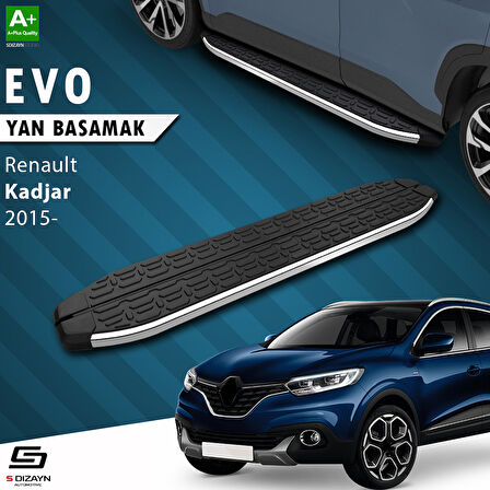 S-Dizayn Renault Kadjar Evo Krom Yan Basamak 173 Cm 2015-2022 A+ Kalite