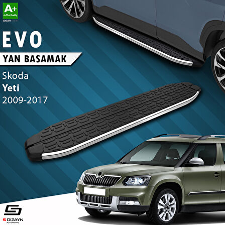 S-Dizayn Skoda Yeti Evo Krom Yan Basamak 173 Cm 2009-2017 A+ Kalite