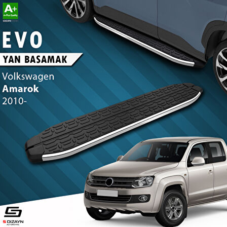 S-Dizayn VW Amarok Evo Krom Yan Basamak 203 Cm 2010-2023 A+ Kalite
