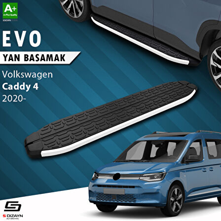 S-Dizayn VW Caddy 4 Evo Aluminyum Yan Basamak 193 Cm 2020 Üzeri A+ Kalite