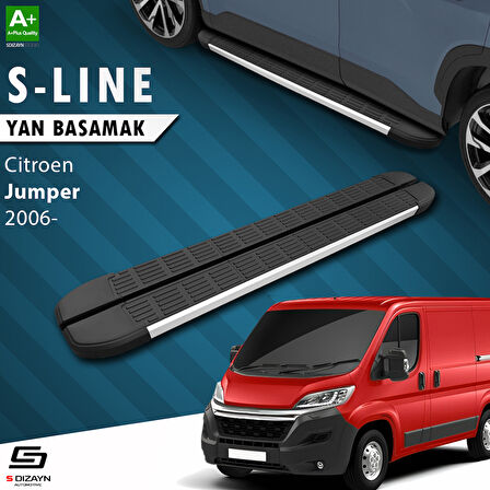 S-Dizayn Citroen Jumper 3 Orta Şase S-Line Aluminyum Yan Basamak 253 Cm 2006-2022 A+ Kalite