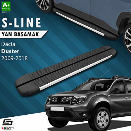 S-Dizayn Dacia Duster S-Line Aluminyum Yan Basamak 173 Cm 2009-2018 A+ Kalite