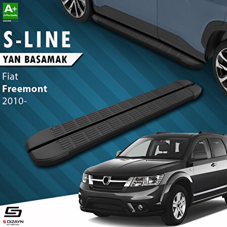 S-Dizayn Fiat Freemont S-Line Siyah Yan Basamak 183 Cm 2010-2020 A+ Kalite