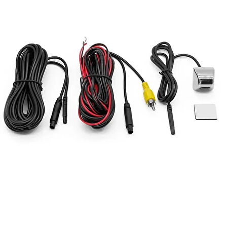 Pramit Geri Görüş Park Kamerası - HD, Su Geçirmez, Mesafe Çizgili, 8 LED'li