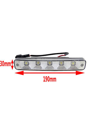D2 LÜX LED GÜNDÜZ FARI 25W DRL HER ARACA UYGUN