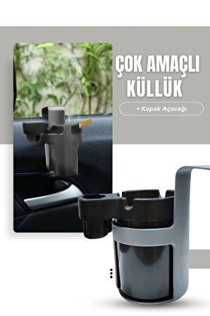 KİNGSTAR ARAÇ İÇİ ASKILI KÜLLÜK GRİ 2 ADET