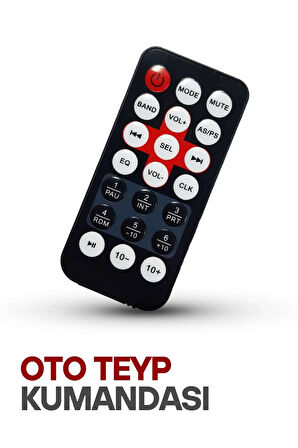 Çift Usb'li Bluetooth Oto Teyp Kumandalı Oto Teyip Mp3 Çalar Amfi 1