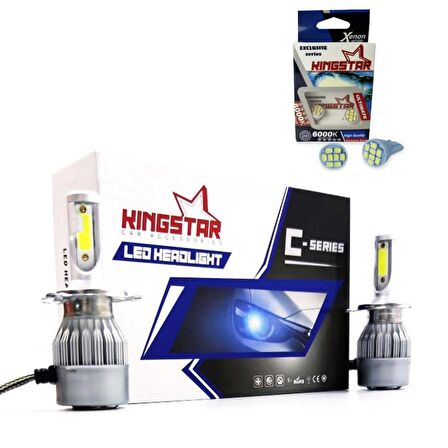 KINGSTAR ZENON, H3 C SERİSİ LED XENON FAR, GARANTİLİ