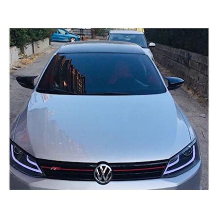 Volkswagen Jetta 2011 Sonrası Piano Black Yarasa Ayna Kapağı