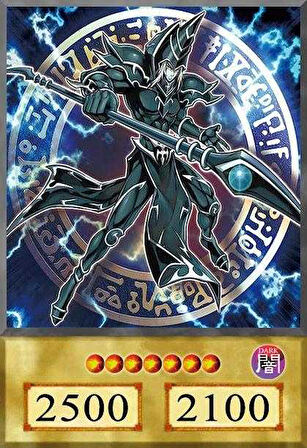 Yugioh Dark Magician Anime Kart