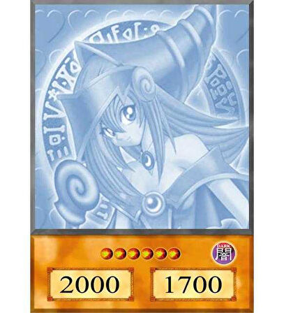 Yugioh Dark Magician Girl Ghost Rare Anime Kart