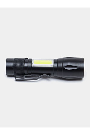 Ultra Güçlü 2500 Lumen 5w Cob Led Usb Şarjlı El Feneri Avcılık,kamp Feneri Deprem Çantalık Fener