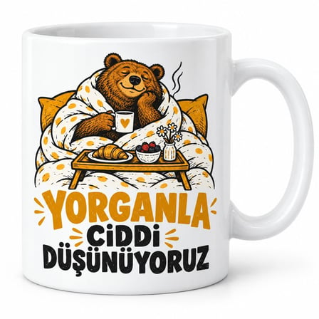 Yorgan Diplomasisi Tasarımlı Porselen Kupa - MODEL 732