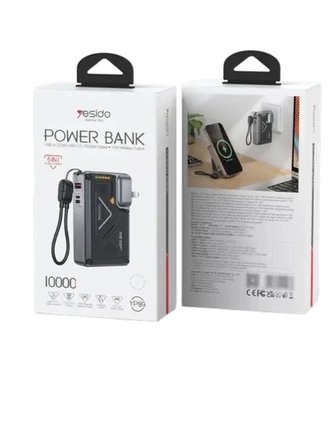 YESİDO YP89 10.000 mAh MagSafe Uyumlu Powerbank 22.5W PD + 15W Kablosuz Hızlı Şarj | Standlı 5’i 1 Arada