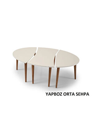 Orta Sehpa Zigon Krem Yapboz