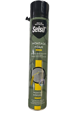 Selsil Tam Dolum Poliüratan Montaj Köpüğü 845 gr