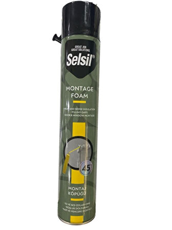 Selsil Tam Dolum Poliüratan Montaj Köpüğü 845 gr