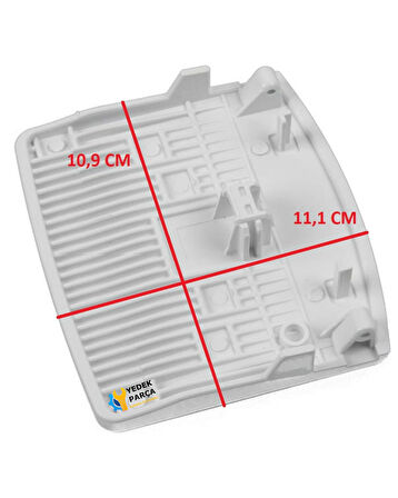 Beko Uyumlu Çamaşır Makinesi Kapak Mandalı Tutamağı BEYAZ