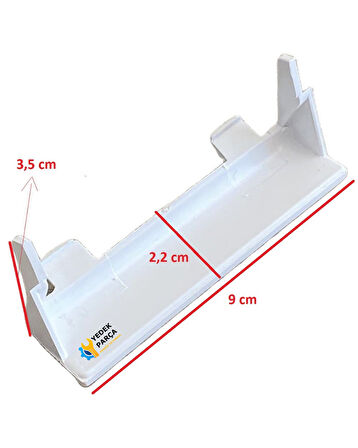 Beko Uyumlu BKY3413C Bulaşık Makinesi Kapak Mandal Kilidi Tutamağı BEYAZ