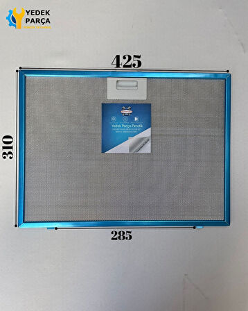 Siemens: LC956WB30S | 425x310 mm | Aspiratör & Davlumbaz Tel Yağ Filtresi | Model: 00671276 | 42,5x31 cm