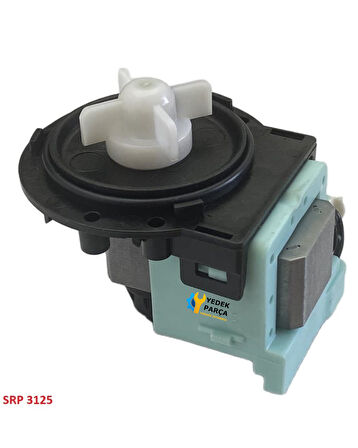 Beko Uyumlu BK8121 Çamaşır Makinesi Su Boşaltma Termikli Pompa Motoru SRP 3125