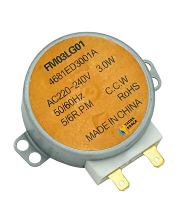 LG Uyumlu Bulaşık Makinesi Senkron Motoru SSM16-H 4681ED3001A