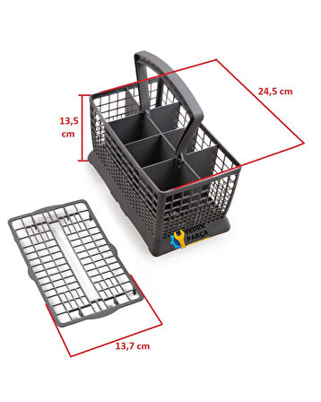 Beko Uyumlu BKY3505S Bulaşık Makinesi Çatal Kaşık Bıçak Sepeti