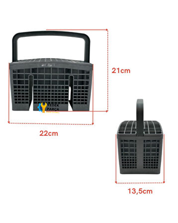 Arçelik Uyumlu 9261SB Bulaşık Makinesi Çatal Kaşık Sepeti