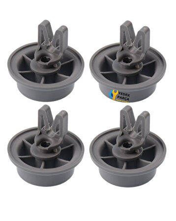 Bosch Uyumlu SMI43024 Bulaşık Makinesi Sepet Tekerleği ALT Teker 4 Adet