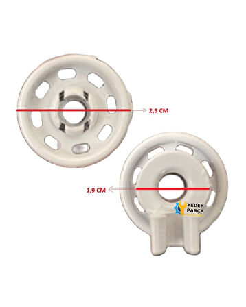 Bosch Uyumlu SPS2452 Bulaşık Makinesi Sepet Tekerleği ÜST Teker 4 Adet