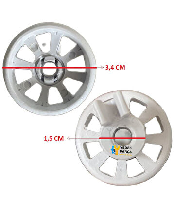 Siemens Uyumlu SN26305RK Bulaşık Makinesi Sepet Tekerleği 4 ALT 4 ÜST Teker Takımı