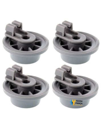 Bosch Uyumlu SBI58M35EU Bulaşık Makinesi Sepet Tekerleği ALT Teker 4 Adet