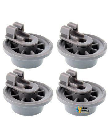 Bosch Uyumlu SBI63M05EU Bulaşık Makinesi Sepet Tekerleği ALT Teker 4 Adet