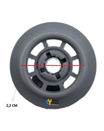 Bosch Uyumlu SBI63M05EU Bulaşık Makinesi Sepet Tekerleği ALT Teker 4 Adet