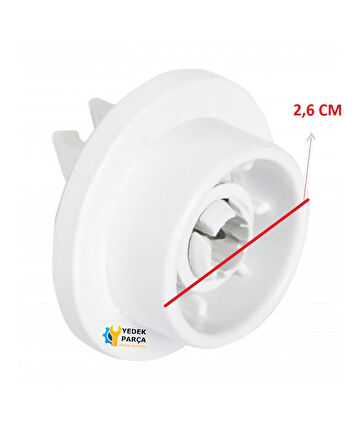 Bosch Uyumlu SGS65A12EU Bulaşık Makinesi Sepet Tekerleği Teker 4 Adet