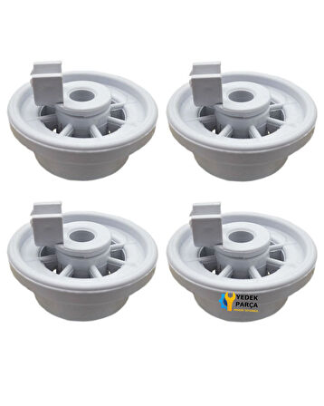 Bosch Uyumlu SGS5622EU Bulaşık Makinesi Sepet Tekerleği Teker 4 Adet