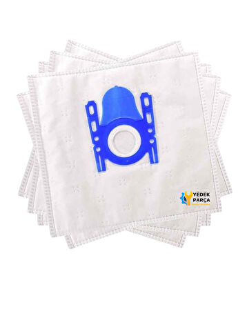 Siemens Uyumlu VSC3A210 IQ 300 Elektrikli Süpürge Toz Torbası 5 Adet